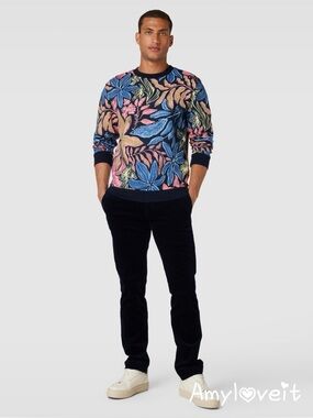Scotch & Soda Tropical Crew Neck Sweatshirt #93